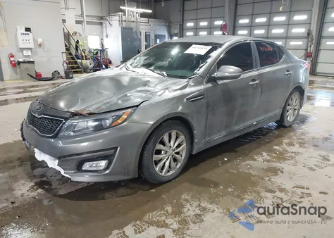 2015 Kia Optima Ex из США, поврежденный, VIN 5XXGN4A77FG352695